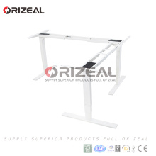 China manufacturer height adjustable 3 legs desk frame